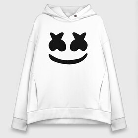 Женское худи Oversize хлопок с принтом ALAN WALKER x MARSHMELLO в Новосибирске, френч-терри — 70% хлопок, 30% полиэстер. Мягкий теплый начес внутри —100% хлопок | боковые карманы, эластичные манжеты и нижняя кромка, капюшон на магнитной кнопке | alan walker | aw | electro | electro music | marshmello | music | алан уокер | маршмелло | музыка | музыкант | электро | электронная музыка