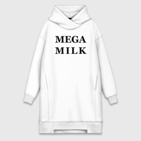 Платье-худи хлопок с принтом mega milk в Новосибирске,  |  | ahegao | anime | mega milk | mega milk манга