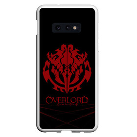 Чехол для Samsung S10E с принтом Overlord в Новосибирске, Силикон | Область печати: задняя сторона чехла, без боковых панелей | overlord | аниме | геометрия | лого | логотип | оверлорд | сериал