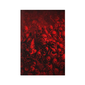 Обложка для паспорта матовая кожа с принтом WARHAMMER 40K в Новосибирске, натуральная матовая кожа | размер 19,3 х 13,7 см; прозрачные пластиковые крепления | abaddon | armada | battlefleet gothic | black legion | warhammer 40k | абаддон | чёрный легион