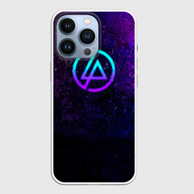 Чехол для iPhone 13 Pro с принтом Linkin Park в Новосибирске,  |  | alternative | brad delson | breakbit | chester bennington | dave farrell | electronic rock | extreme | linkin park | mike shinoda | neon | nu metal | rap | rock | рок