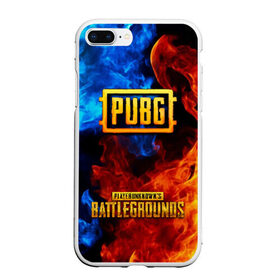 Чехол для iPhone 7Plus/8 Plus матовый с принтом PUBG в Новосибирске, Силикон | Область печати: задняя сторона чехла, без боковых панелей | battle royal | playerunknowns battlegrounds | pubg | пабг