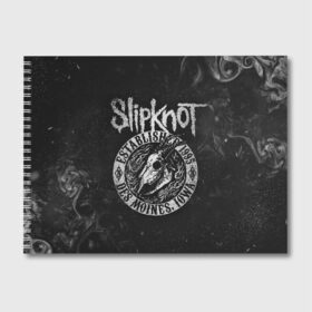 Альбом для рисования с принтом Slipknot в Новосибирске, 100% бумага
 | матовая бумага, плотность 200 мг. | slipknot | we are not your kind | альтернативный метал | грув метал | метал | музыка | ню метал | слипнот