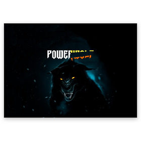 Поздравительная открытка с принтом Powerwolf в Новосибирске, 100% бумага | плотность бумаги 280 г/м2, матовая, на обратной стороне линовка и место для марки
 | metal | powerwolf | пауэр метал | хэви метал