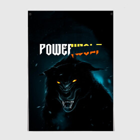 Постер с принтом Powerwolf в Новосибирске, 100% бумага
 | бумага, плотность 150 мг. Матовая, но за счет высокого коэффициента гладкости имеет небольшой блеск и дает на свету блики, но в отличии от глянцевой бумаги не покрыта лаком | metal | powerwolf | пауэр метал | хэви метал