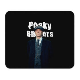 Коврик для мышки прямоугольный с принтом Peaky Blinders в Новосибирске, натуральный каучук | размер 230 х 185 мм; запечатка лицевой стороны | peaky blinders | острые козырьки | сериал