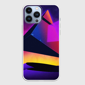 Чехол для iPhone 13 Pro Max с принтом СТИЛЬ ГЕОМЕТРИЯ в Новосибирске,  |  | bright | colorful | cool | disco | music | music lover | retro | speaker | tape recorder | technique | vintage | винтаж | динамик | диско | магнитофон | меломан | музыка | неон | разноцветный | ретро | техника