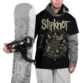 Накидка на куртку 3D с принтом Slipknot в Новосибирске, 100% полиэстер |  | slipknot | we are not your kind | альтернативный метал | грув метал | метал | музыка | ню метал | слипнот