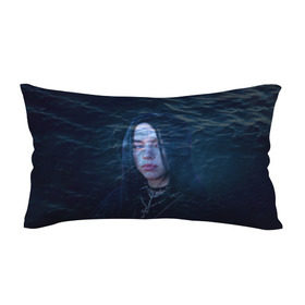 Подушка 3D антистресс с принтом Billie Eilish Ocean Eyes в Новосибирске, наволочка — 100% полиэстер, наполнитель — вспененный полистирол | состоит из подушки и наволочки на молнии | bad guy | billie eilish | билли айлиш | эйлиш