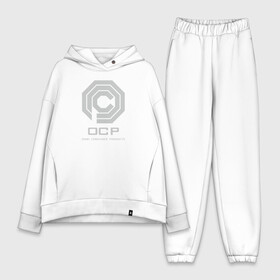 Женский костюм хлопок Oversize с принтом OCP в Новосибирске,  |  | omni consumer products | алекс мёрфи | робокоп. детройт