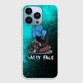 Чехол для iPhone 13 Pro с принтом Sally face в Новосибирске,  |  | Тематика изображения на принте: sally face | маска | сали | салли | салли кромсалли | фейс | фишер