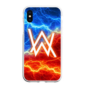 Чехол для iPhone XS Max матовый с принтом ALAN WALKER в Новосибирске, Силикон | Область печати: задняя сторона чехла, без боковых панелей | alan walker | aw | electro | electro music | music | алан уокер | музыка | музыкант | электро | электронная музыка