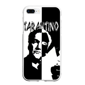 Чехол для iPhone 7Plus/8 Plus матовый с принтом Tarantino в Новосибирске, Силикон | Область печати: задняя сторона чехла, без боковых панелей | quentin tarantino | квентин тарантино