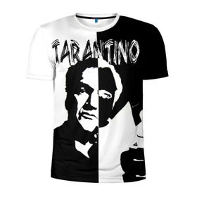 Мужская футболка 3D спортивная с принтом Tarantino в Новосибирске, 100% полиэстер с улучшенными характеристиками | приталенный силуэт, круглая горловина, широкие плечи, сужается к линии бедра | quentin tarantino | квентин тарантино
