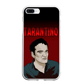 Чехол для iPhone 7Plus/8 Plus матовый с принтом Tarantino в Новосибирске, Силикон | Область печати: задняя сторона чехла, без боковых панелей | quentin tarantino | квентин тарантино