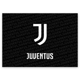 Поздравительная открытка с принтом РЮКЗАК JUVENTUS в Новосибирске, 100% бумага | плотность бумаги 280 г/м2, матовая, на обратной стороне линовка и место для марки
 | cr7 | juve | juventus | ronaldo | роналдо | ювентус