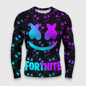 Мужской рашгард 3D с принтом FORTNITE x MARSHMELLO NEON в Новосибирске,  |  | 2019 | armor | armour | cybersport | esport | fortnite | game | llama | logo | броня | игра | киберспорт | лама | фиолетовый | фирменные цвета | фортнайт