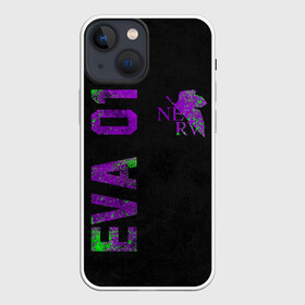 Чехол для iPhone 13 mini с принтом Eva 01 в Новосибирске,  |  | angel | eva | evangelion | neon genesis evangelion | nerv | аска лэнгли сорью | ева | евангелион | мисато кацураги | рей аянами | синдзи