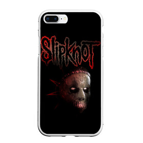 Чехол для iPhone 7Plus/8 Plus матовый с принтом Slipknot Jay в Новосибирске, Силикон | Область печати: задняя сторона чехла, без боковых панелей | band | creepy | drum | drummer | jay | mask | metal | rock | scary | slipknot | слипкнот