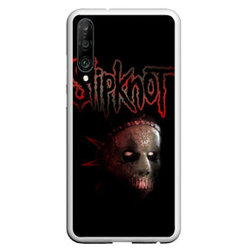 Чехол для Honor P30 с принтом Slipknot Jay в Новосибирске, Силикон | Область печати: задняя сторона чехла, без боковых панелей | band | creepy | drum | drummer | jay | mask | metal | rock | scary | slipknot | слипкнот