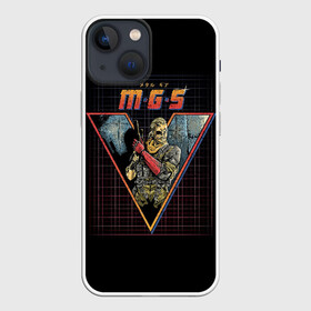 Чехол для iPhone 13 mini с принтом METAL GEAR в Новосибирске,  |  | big boss | gear | hideo kojima | konami | metal | mgs | mgs5 | raiden | snake | solid | большой босс | конами | мгс | металл | райден | снейка | твердый | хидео кодзима | шестерни