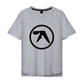 Мужская футболка хлопок Oversize с принтом Aphex Twin в Новосибирске, 100% хлопок | свободный крой, круглый ворот, “спинка” длиннее передней части | Тематика изображения на принте: intelligent dance music | драм энд бэйс | ричард дэвид джеймс | техно | эйсид | эмбиент