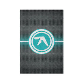 Обложка для паспорта матовая кожа с принтом Aphex Twin в Новосибирске, натуральная матовая кожа | размер 19,3 х 13,7 см; прозрачные пластиковые крепления | intelligent dance music | драм энд бэйс | ричард дэвид джеймс | техно | эйсид | эмбиент