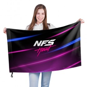 Флаг 3D с принтом NFS: Heat (NEON) в Новосибирске, 100% полиэстер | плотность ткани — 95 г/м2, размер — 67 х 109 см. Принт наносится с одной стороны | 2019 | auto | for | game | games | heat | logo | need | neon | nfs | racing | speed | symbol | tuning | авто | гонки | жажда | жара | игра | игры | лого | логотип | неон | нфс | символ | скорости | тепло | тюнинг | хеат | хит | хот