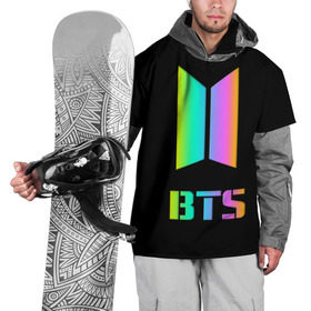 Накидка на куртку 3D с принтом РЮКЗАК BTS в Новосибирске, 100% полиэстер |  | bangtan boys | beyond the scene | bts | k pop | kpop | love yourself | бтс | к поп