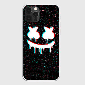 Чехол для iPhone 12 Pro Max с принтом MARSHMELLO GLITCH в Новосибирске, Силикон |  | america | dj | marshmello | usa | америка | маршмелло