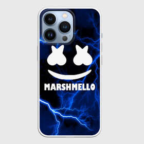 Чехол для iPhone 13 Pro с принтом MARSHMELLO в Новосибирске,  |  | Тематика изображения на принте: christopher comstock | dj | marshmello | music | диджей | клубная музыка | клубняк | крис комсток | маршмеллоу | музыка