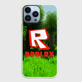 Чехол для iPhone 13 Pro Max с принтом ROBLOX в Новосибирске,  |  | game | gamer | logo | minecraft | roblox | simulator | игра | конструктор | лого | симулятор | строительство | фигура