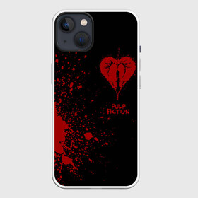 Чехол для iPhone 13 с принтом Pulp Fiction в Новосибирске,  |  | fiction | pulp | quentin | tarantino | thurman | uma | адреналин | игла | квентин | криминально | кровища | кровь | сердце | тарантино | турман | ума | чтиво