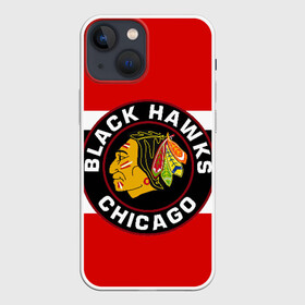 Чехол для iPhone 13 mini с принтом Chicago Blackhawks в Новосибирске,  |  | blackhawks | chicago | индеец | чикаго блээкхокс