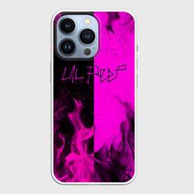 Чехол для iPhone 13 Pro с принтом LIL PEEP в Новосибирске,  |  | bright | fire | flame | heat | light | lil peep | lil prince | pink | wildfire | зарубежная музыка | искры | лил пип | маленький принц | огненный | огонь | пламя | пожар