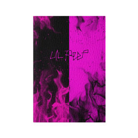 Обложка для паспорта матовая кожа с принтом LIL PEEP в Новосибирске, натуральная матовая кожа | размер 19,3 х 13,7 см; прозрачные пластиковые крепления | Тематика изображения на принте: bright | fire | flame | heat | light | lil peep | lil prince | pink | wildfire | зарубежная музыка | искры | лил пип | маленький принц | огненный | огонь | пламя | пожар