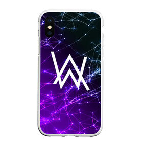 Чехол для iPhone XS Max матовый с принтом ALAN WALKER в Новосибирске, Силикон | Область печати: задняя сторона чехла, без боковых панелей | alan walker | aw | electro | electro music | music | алан уокер | музыка | музыкант | электро | электронная музыка