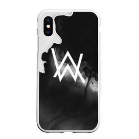 Чехол для iPhone XS Max матовый с принтом ALAN WALKER в Новосибирске, Силикон | Область печати: задняя сторона чехла, без боковых панелей | alan walker | aw | electro | electro music | music | алан уокер | музыка | музыкант | электро | электронная музыка