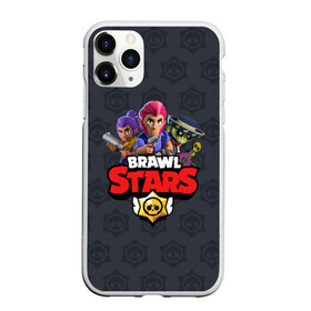 Чехол для iPhone 11 Pro матовый с принтом BRAWL STARS в Новосибирске, Силикон |  | brawl stars | bull | colt | leon | stars | берли | бо | брок | ворон | джесси | динамайк | дэррил | кольт | леон | мортис | нита | пайпер | пенни | поко | пэм | рикошет | спайк | тара | фрэнк | шелли | эль примо