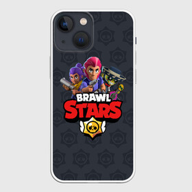 Чехол для iPhone 13 mini с принтом BRAWL STARS в Новосибирске,  |  | brawl stars | bull | colt | leon | stars | берли | бо | брок | ворон | джесси | динамайк | дэррил | кольт | леон | мортис | нита | пайпер | пенни | поко | пэм | рикошет | спайк | тара | фрэнк | шелли | эль примо