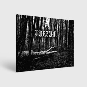 Холст прямоугольный с принтом Burzum в Новосибирске, 100% ПВХ |  | burzum | ghotic | варг викернес | мрак | тьма