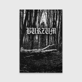 Обложка для паспорта матовая кожа с принтом Burzum в Новосибирске, натуральная матовая кожа | размер 19,3 х 13,7 см; прозрачные пластиковые крепления | burzum | ghotic | варг викернес | мрак | тьма