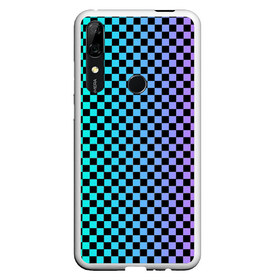 Чехол для Honor P Smart Z с принтом Checkerboard Color в Новосибирске, Силикон | Область печати: задняя сторона чехла, без боковых панелей | Тематика изображения на принте: checkerboard | gradient | бойчик | в клетку | в клеточку | градиент | клетка | музыка | орнамент | френдзона | шахматная доска | шашки