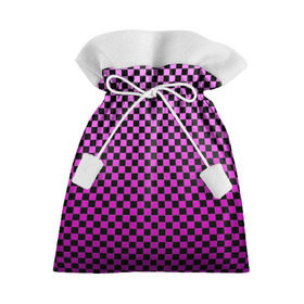 Подарочный 3D мешок с принтом Checkerboard Color в Новосибирске, 100% полиэстер | Размер: 29*39 см | Тематика изображения на принте: checkerboard | gradient | бойчик | в клетку | в клеточку | градиент | клетка | музыка | орнамент | френдзона | шахматная доска | шашки