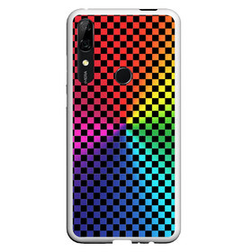 Чехол для Honor P Smart Z с принтом Checkerboard Color в Новосибирске, Силикон | Область печати: задняя сторона чехла, без боковых панелей | checkerboard | gradient | бойчик | в клетку | в клеточку | градиент | клетка | музыка | орнамент | френдзона | шахматная доска | шашки