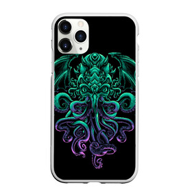 Чехол для iPhone 11 Pro Max матовый с принтом Ктулху в Новосибирске, Силикон |  | call | cthulhu | dagon | howard | lovecraft | monsters | mysticism | ocean | review | говард | дагон | зов | ктулху | лавкрафт | мистика | мифы | монстры | обзор | океан