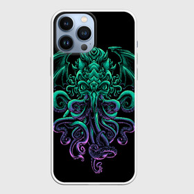 Чехол для iPhone 13 Pro Max с принтом Ктулху в Новосибирске,  |  | call | cthulhu | dagon | howard | lovecraft | monsters | mysticism | ocean | review | говард | дагон | зов | ктулху | лавкрафт | мистика | мифы | монстры | обзор | океан