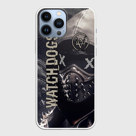 Чехол для iPhone 13 Pro Max с принтом WATCH DOGS в Новосибирске,  |  | hack | killer | legion | review | walkthrough | watch dogs 2 | ватч | догс | иллинойс | лис | мститель | ниндзя | сторожевые псы | фрост | хакер | черный | чикаго | штат | эйден пирс
