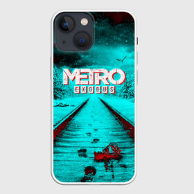 Чехол для iPhone 13 mini с принтом METRO EXODUS в Новосибирске,  |  | exodus | horror | metro | survival | исход | метро | мутация | оружия | сталкер | стелс | шутер | эксодус. | экшен