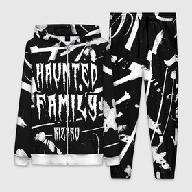 Женский костюм 3D с принтом KIZARU   HAUNTED FAMILY в Новосибирске,  |  | family | haunted | hip | hop | karmageddon | karmagedon | kizaru | music | rap | rapper | дежавю | кармагеддон | кармагедон | кизаро | кизару | музыка | нечипоренко | олег | рэп | рэпер | фэмили | хаунтед | хип | хоп